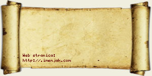 Jasmina Rađenović vizit kartica